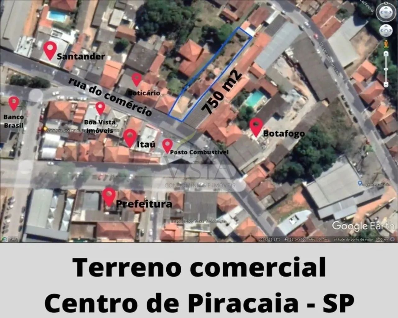Terreno à venda no centro de Piracaia, próximo aos bancos, padaria, farmácias e supermecad - Foto 2