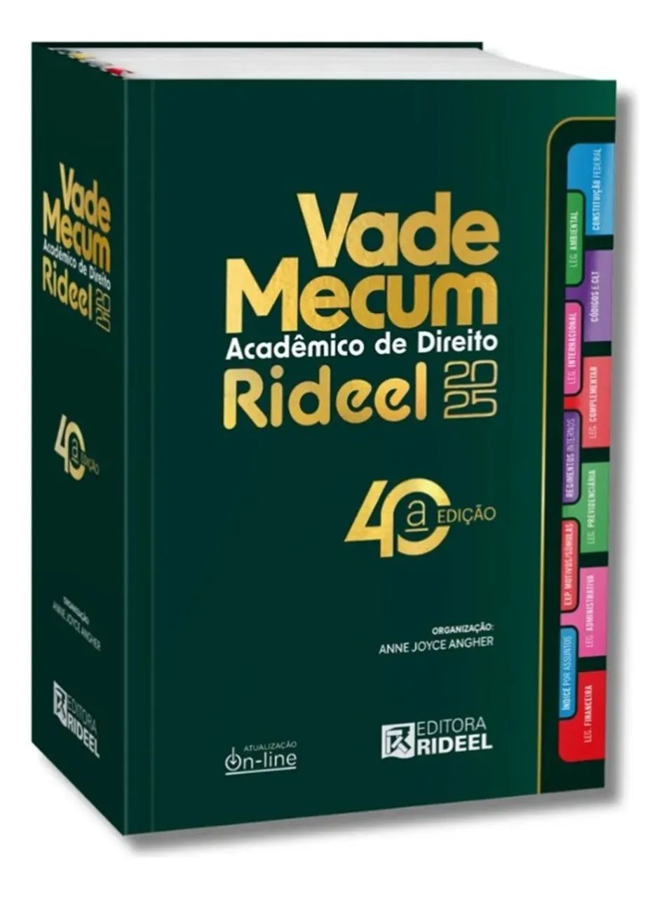 Vade Mecum Acadêmico de Direito Rideel - Tradicional - 2025. 40 ED