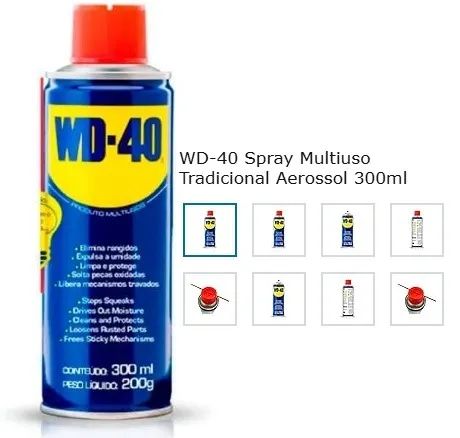 WD-40 Spray Multiuso Tradicional Aerossol 300ml