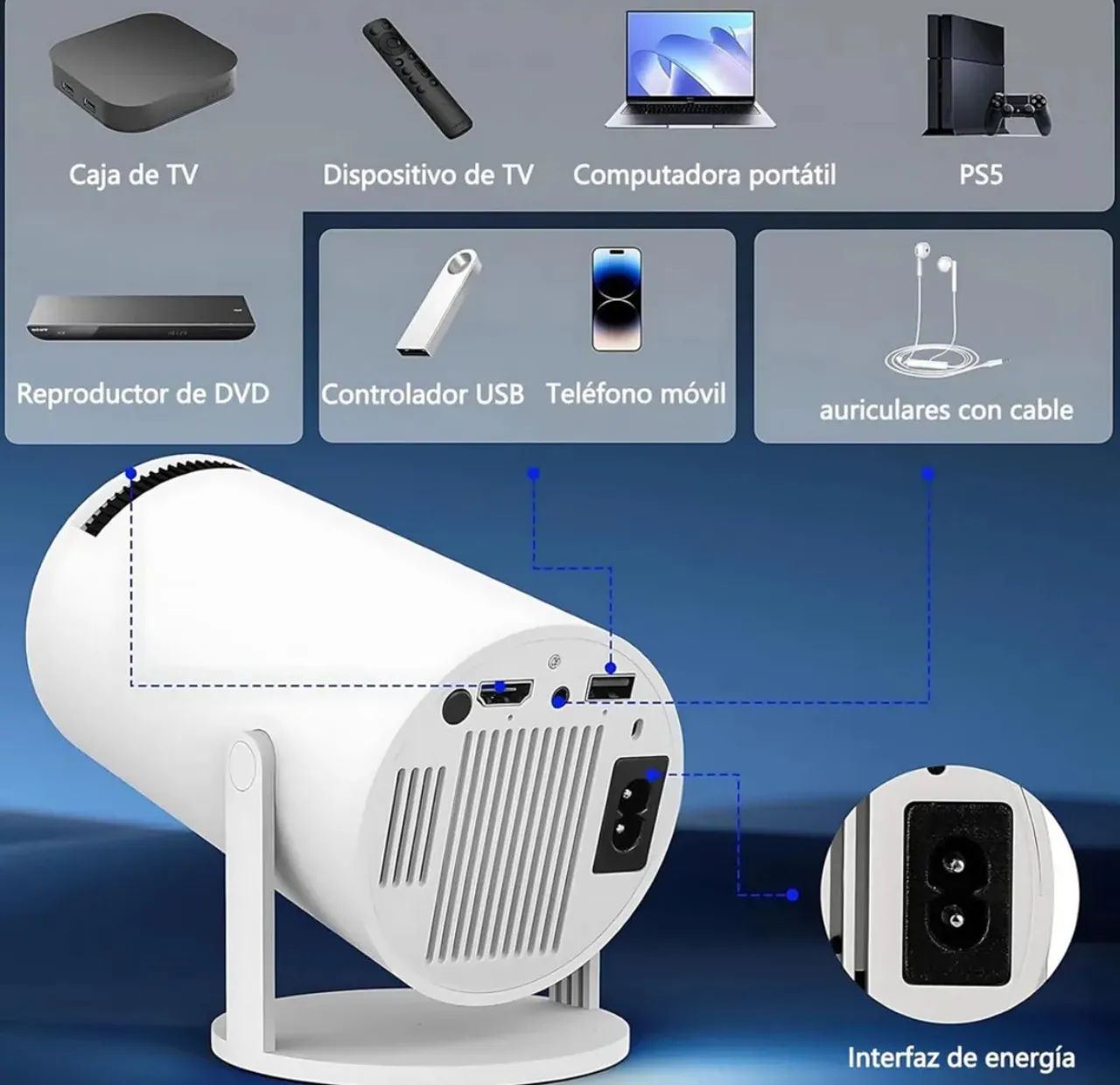 Projetor Hy300 Android (entrega gratis) - Foto 2