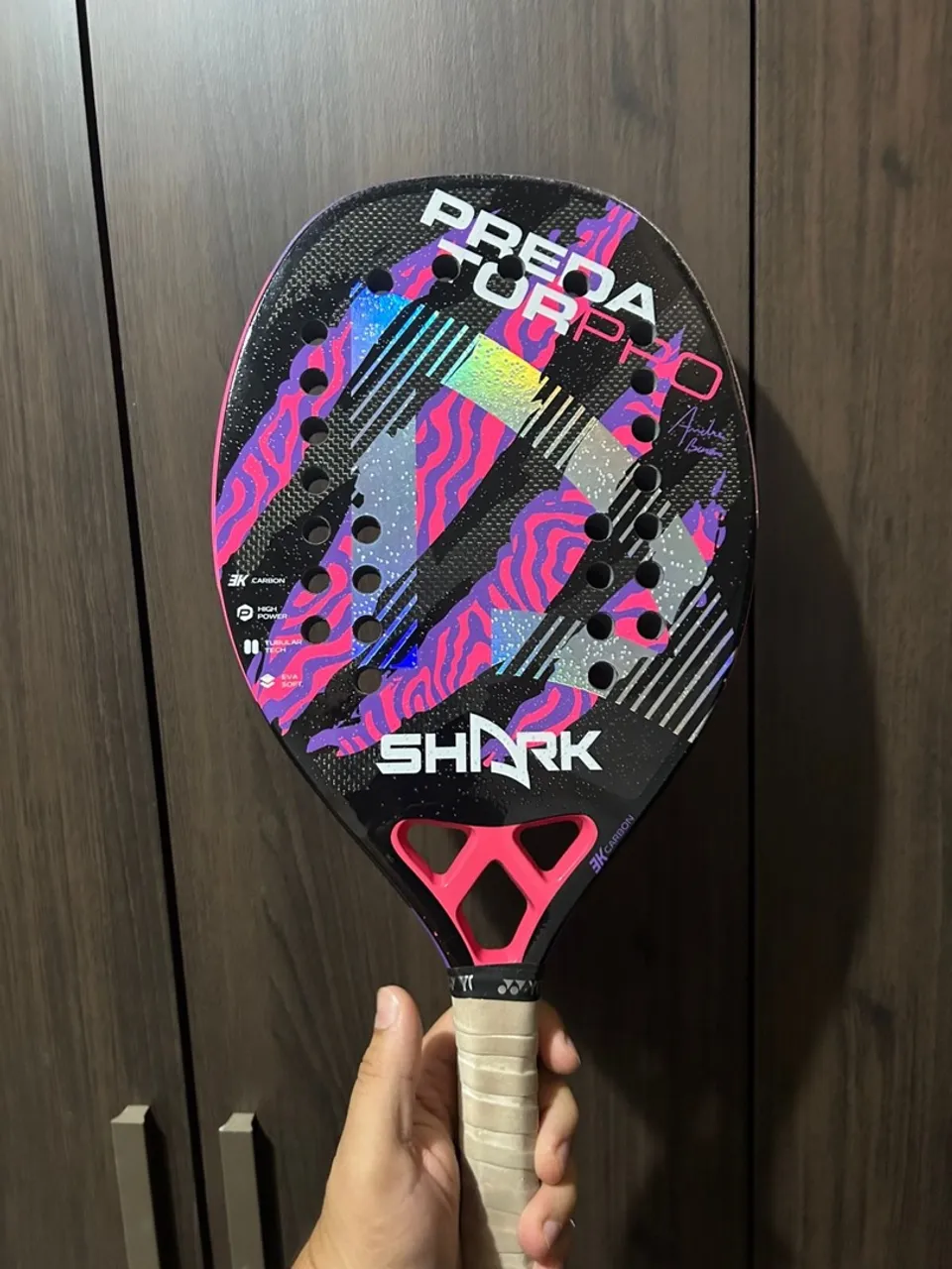 Raquete de Beach Tennis Predator Pro Shark