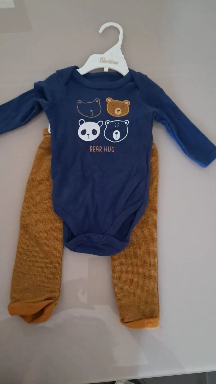 Lote de Roupas Neném  de 3 a 6 meses Baby Club - Foto 3