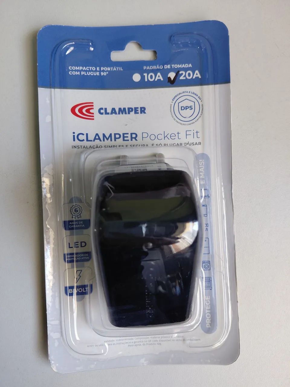 iCLAMPER Pocket Fit - Protetor contra surtos