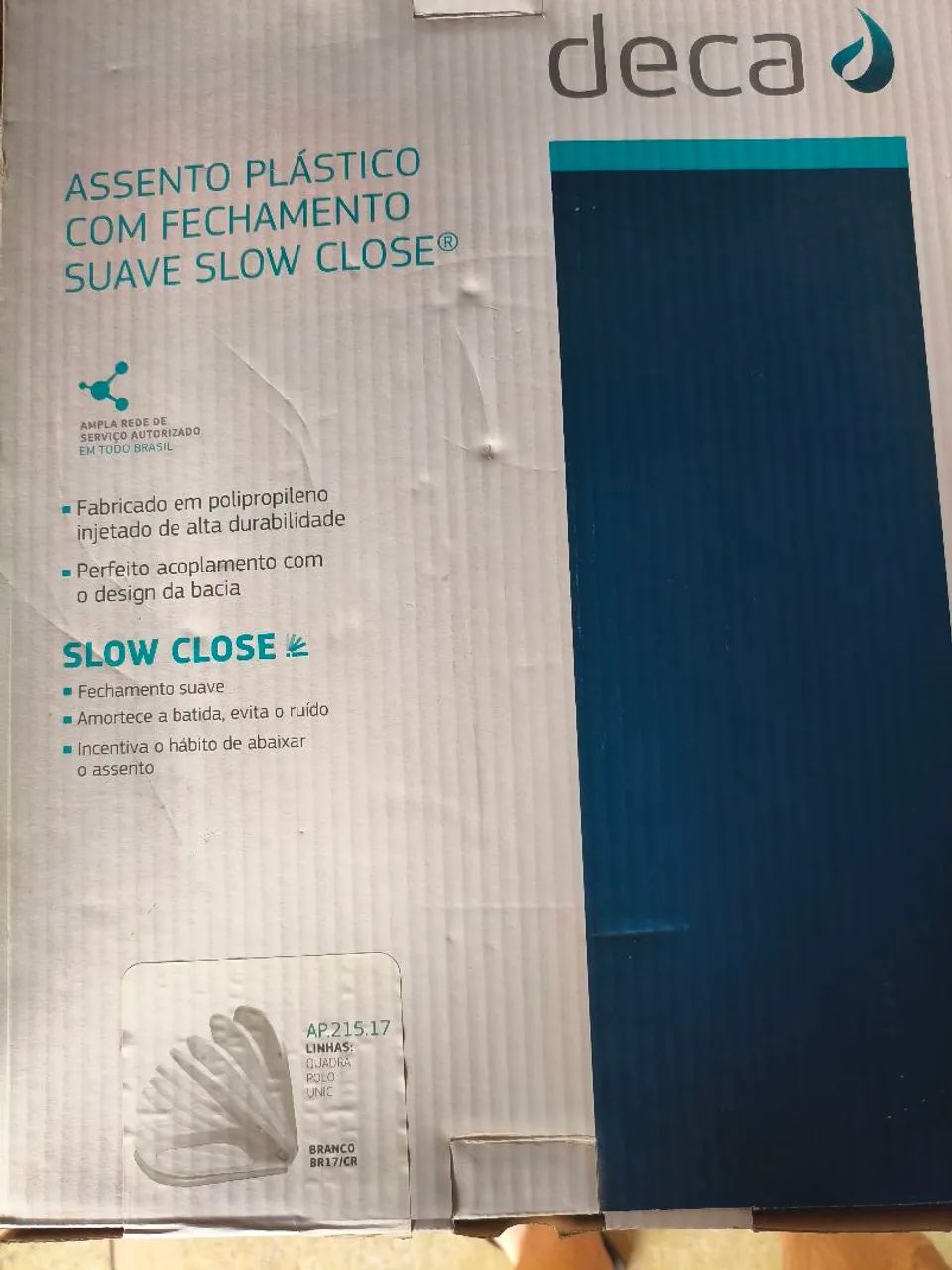 Assento Plástico com Fechamento Suave Deca - Foto 3