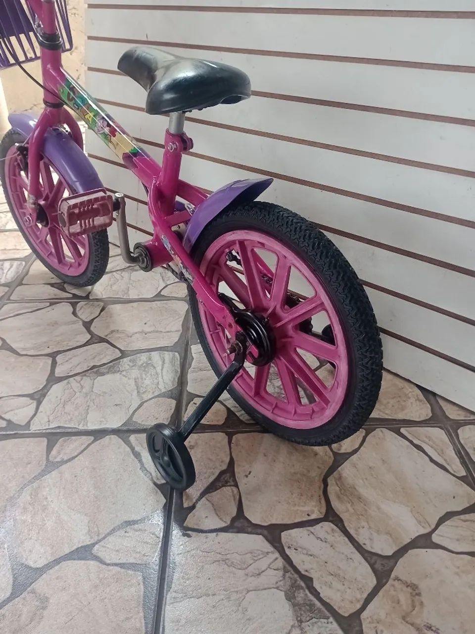 Bicicleta Infantil aro 16 com personagem da Dora  - Foto 5