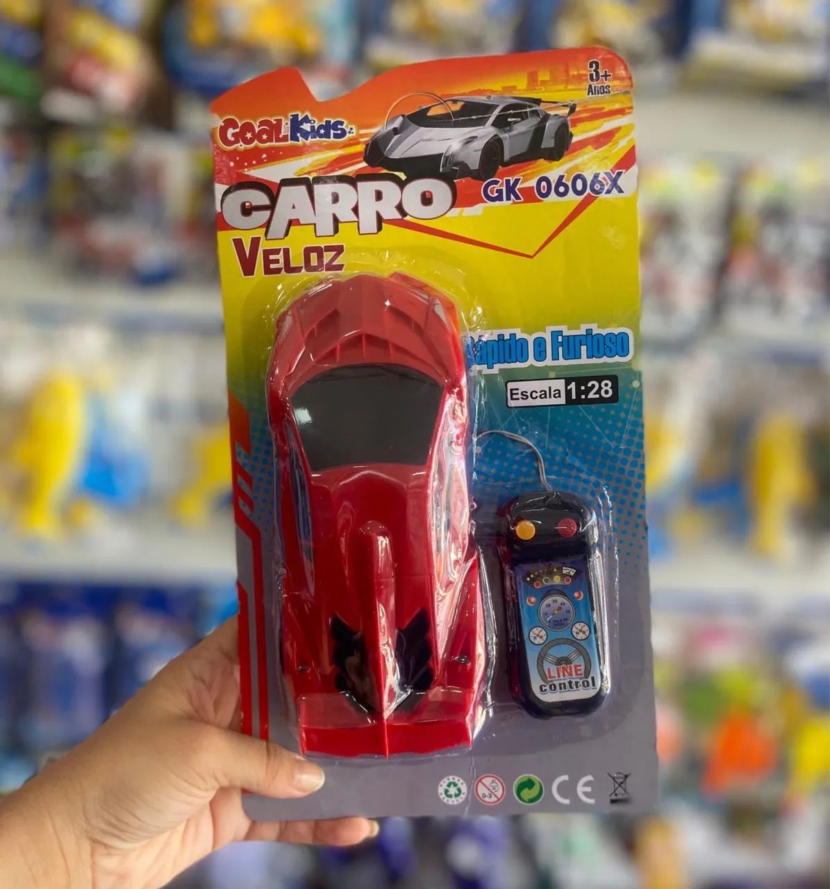 Carrinho controle remoto ( com fio )  