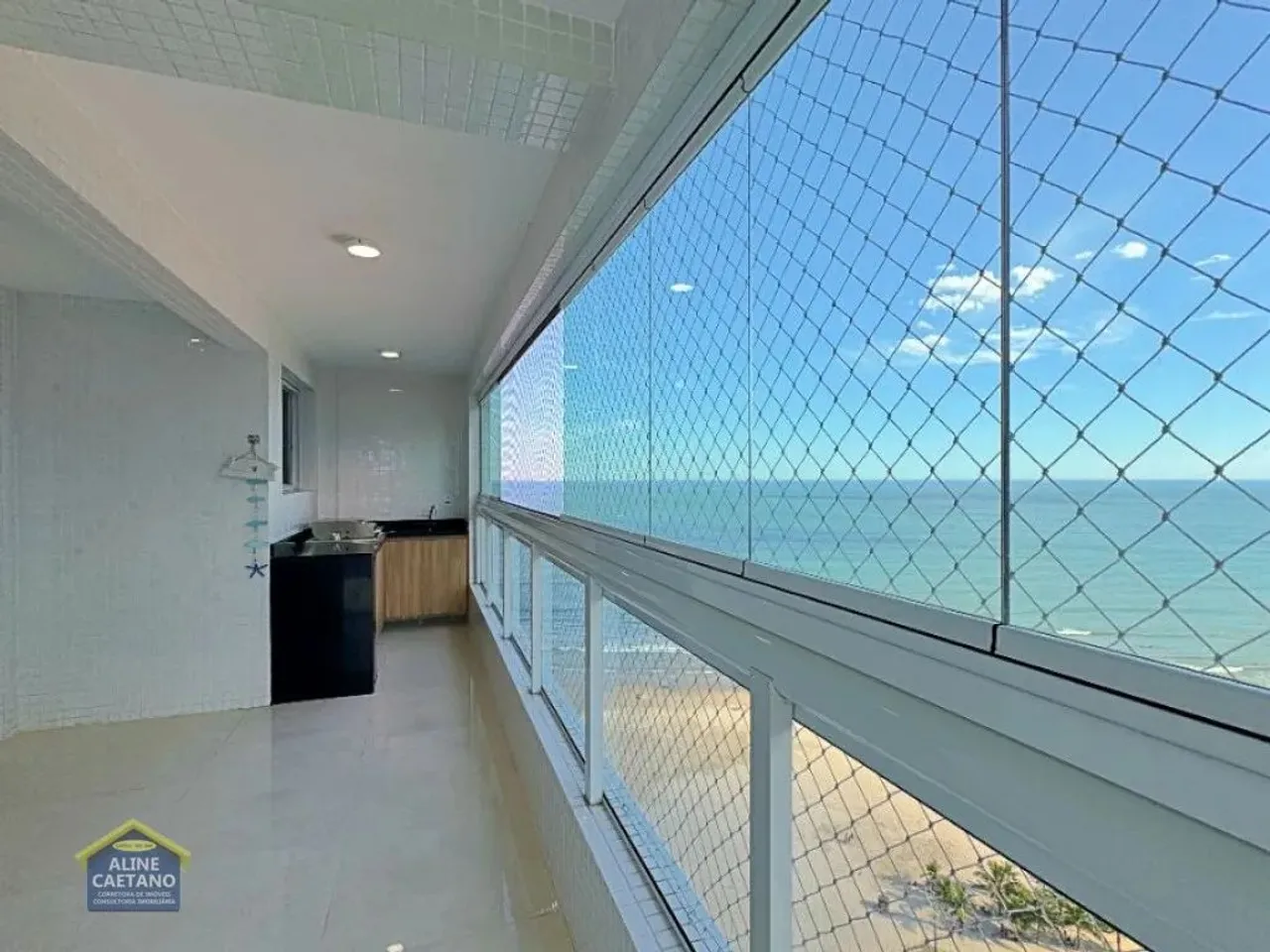 Lindo Apartamento Alto Padrão em Prédio Frente Mar - Parcela direto! Andar Alto!!