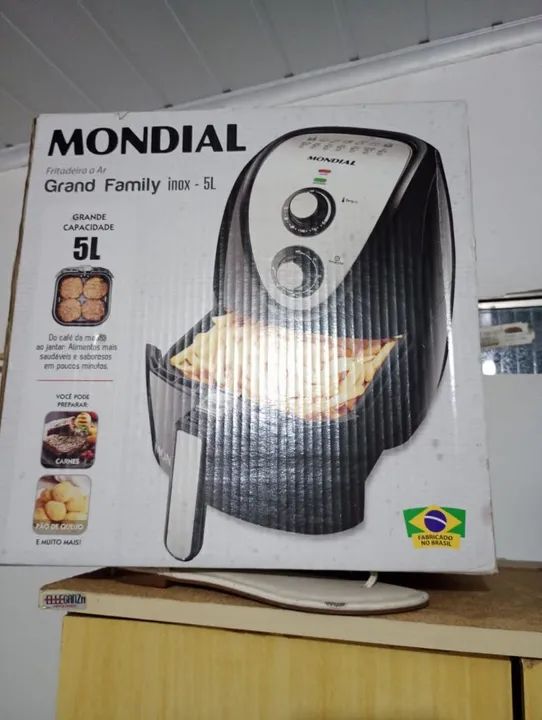 Air Fryer Mondial 5L - Novo - Foto 2