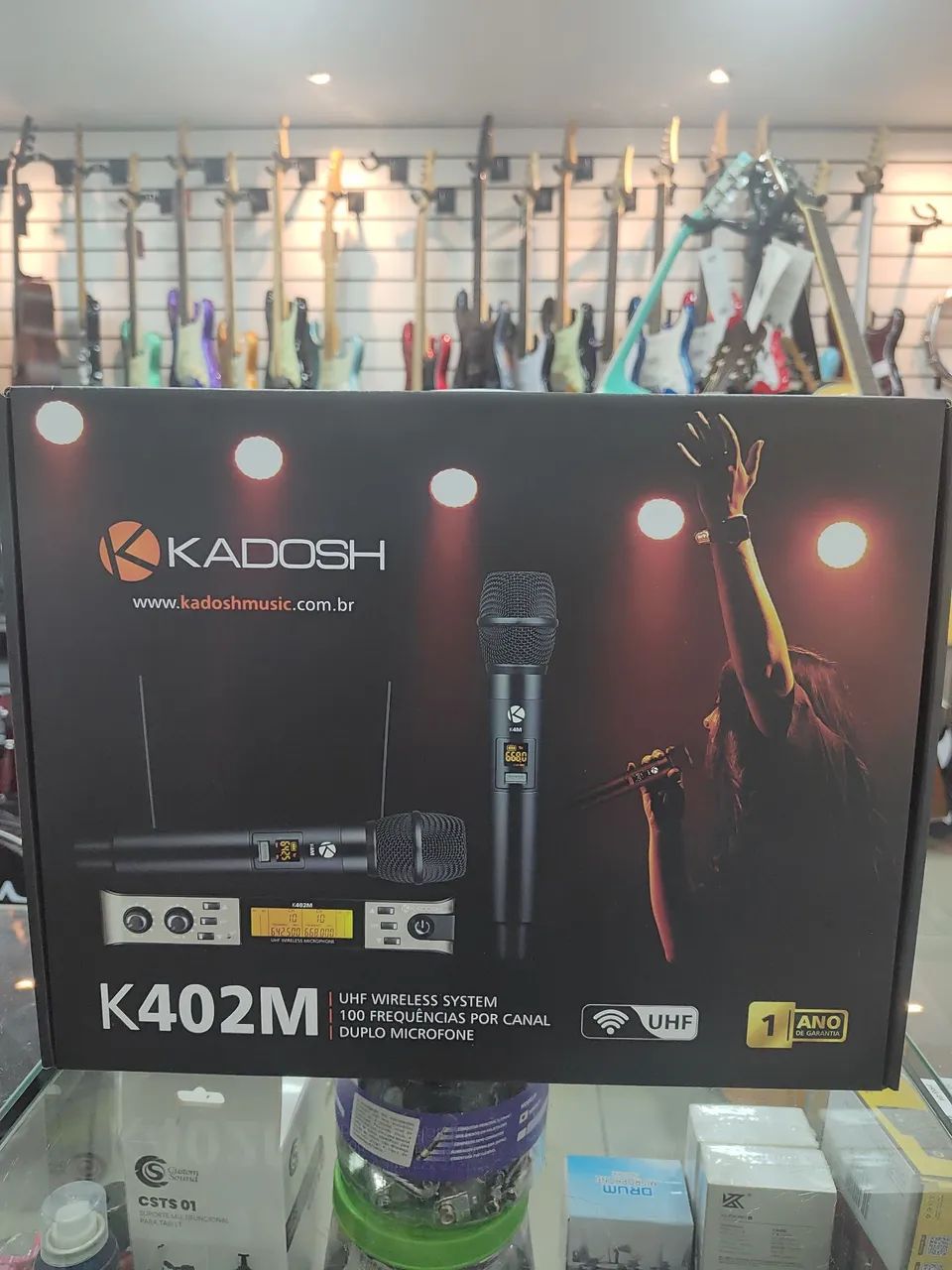 Microfone Sem Fio Kadosh K402M UHF - Foto 2