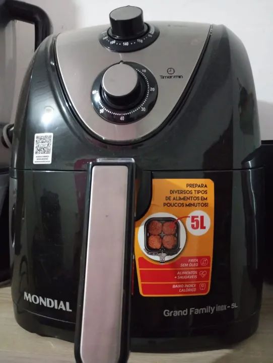 Air Fryer Mondial 5L - Novo - Foto 3