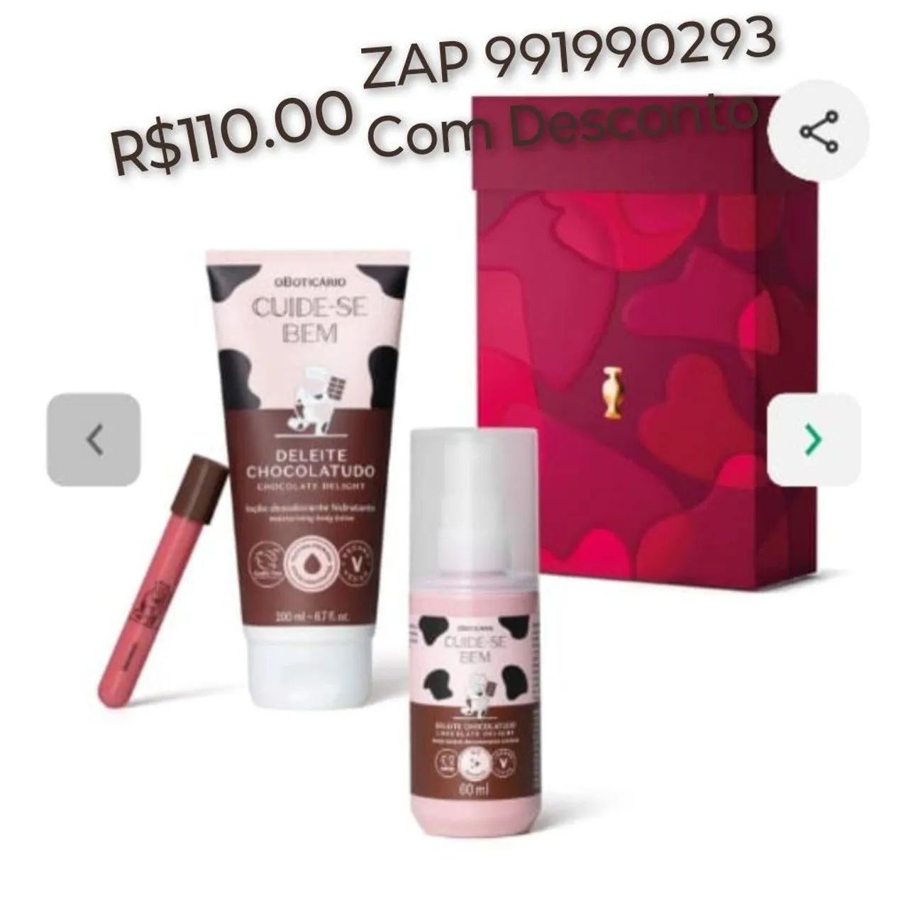 Natura Kit 3 itens Manga rosa com água de côco  - Foto 2