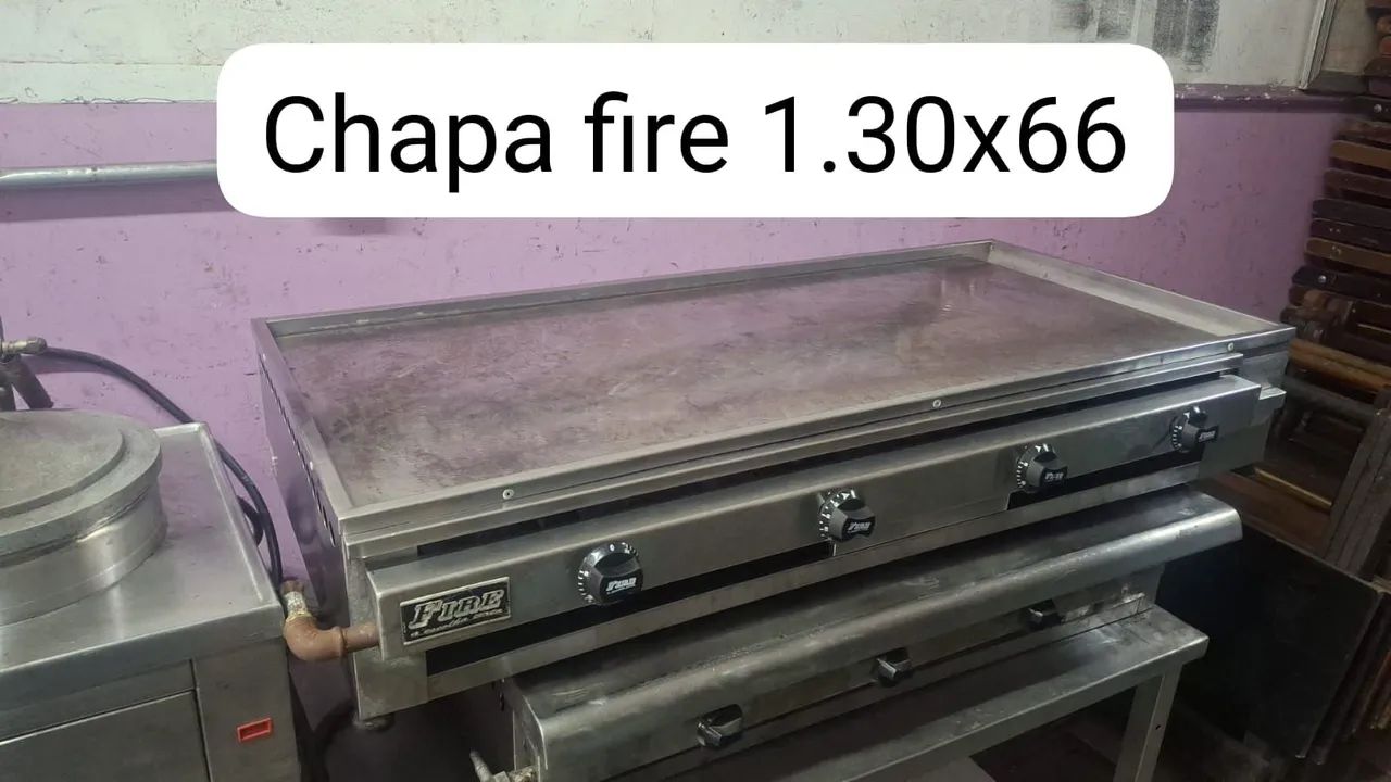 Chapa fire 1.30x60 em perfeito estado 