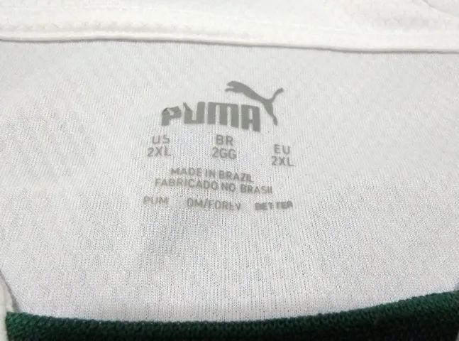 Camisa Oficial Palmeiras Puma 2023, tamanho 2GG (57x79cm). - Foto 6
