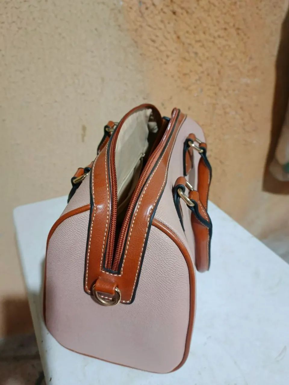 Bolsa de Mão Bege - Foto 2