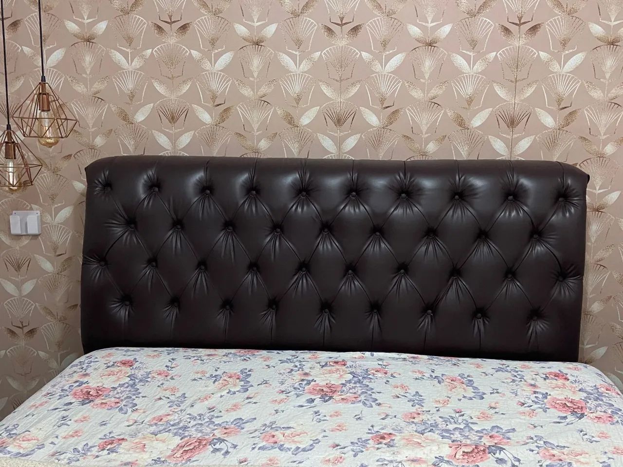 Cabeceira de Cama Estofada Luxuosa