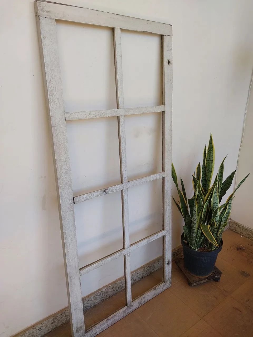 Janelão antigo de madeira maciça (demolição) rústica para decoração (leia o anúncio) - Foto 2
