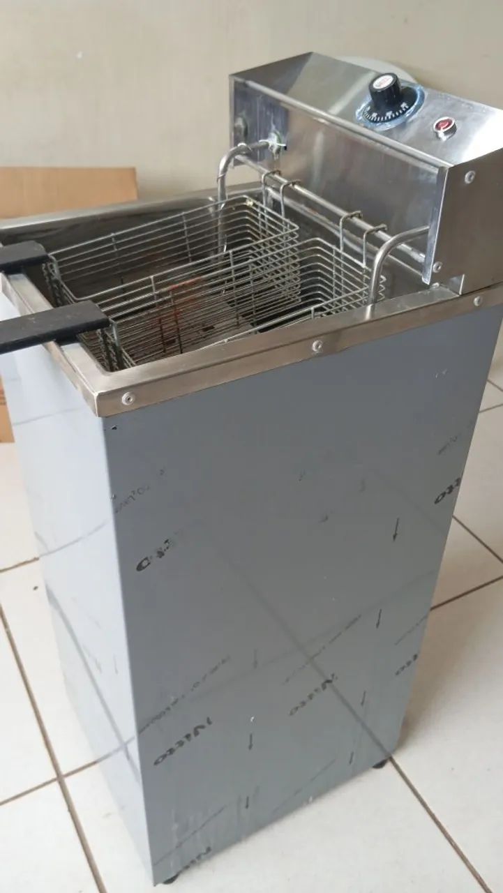 Fritadeira Industrial Água e Óleo 26 litros - Novo - Foto 3