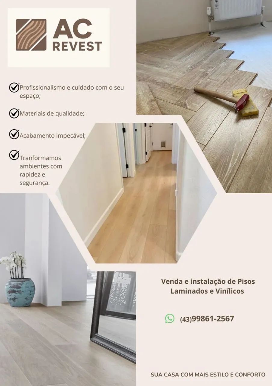 Venda e instalação laminados e vilinicos 