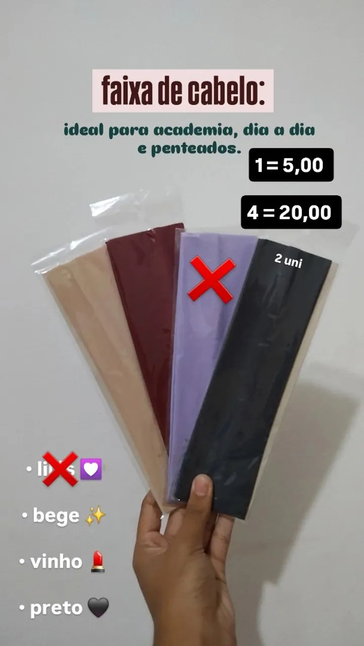 FAIXA DE CABELO