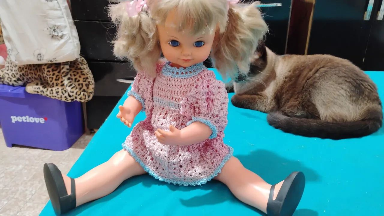 Boneca antiga mãezinha estrela  - Foto 2