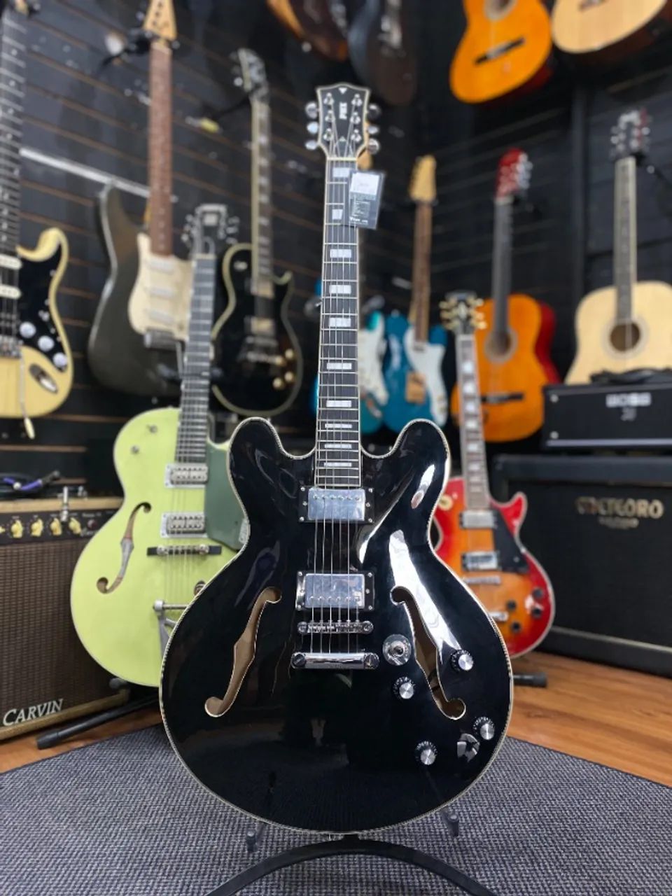 Guitarra PHX Semiacustica nova