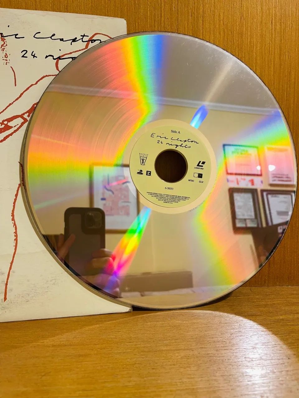 Eric Clapton - 24 Nights Laser Disc LD importado - Foto 3