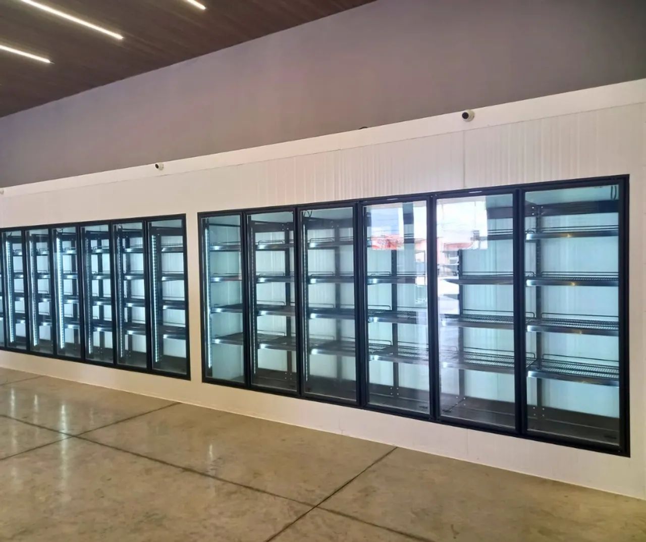 Câmara fria industrial com ou sem portas de vidro  - Foto 2