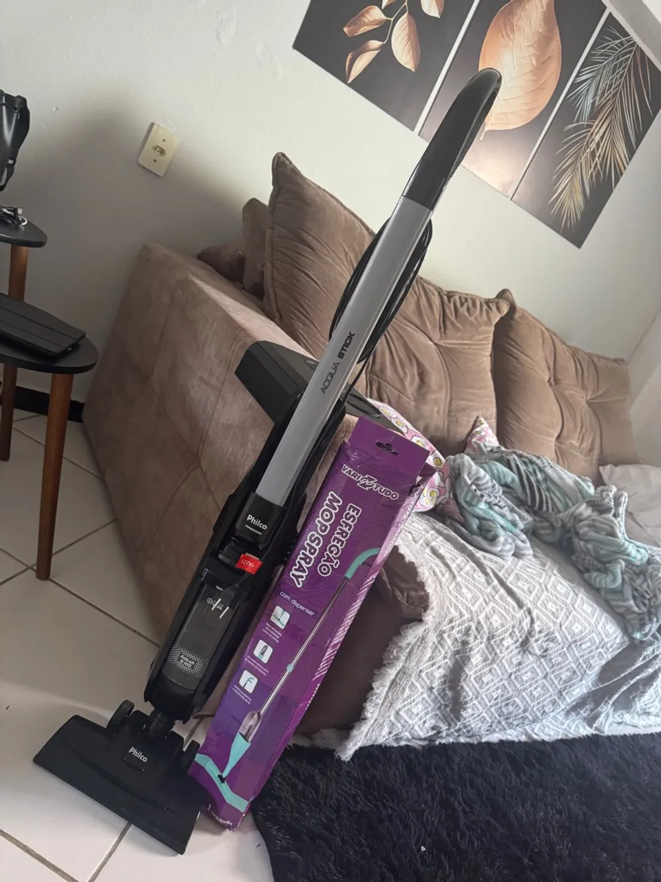 Aspirador de Pó Philco Aqua Stick e Mop Spray