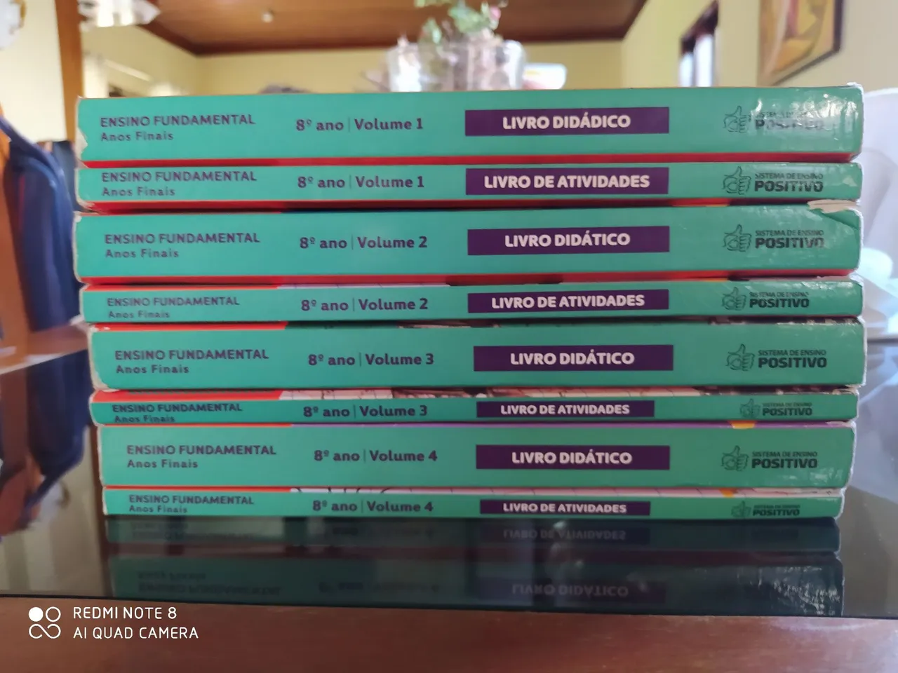 Livros positivo 8 ano completo