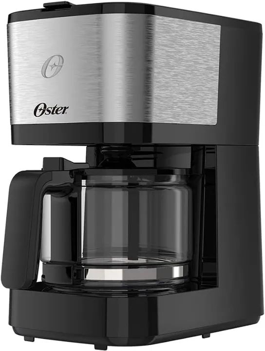 Cafeteira Oster Inox Compacta OCAF300, c/ jarra de vidro 0,75L - 220V (NOVO)