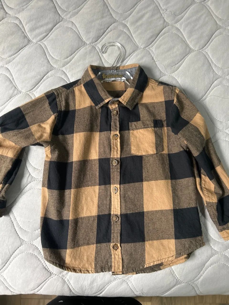 Camisa Xadrez Infantil - H&M sem uso - Foto 4