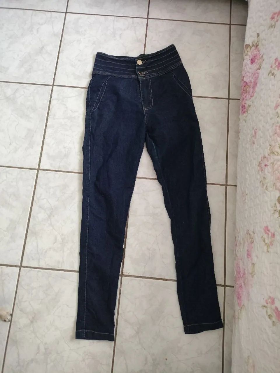 Calça Jeans Feminina Cintura Alta