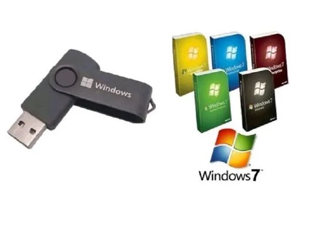 Pen drive Windows 7 ( todas versões 32 e 64 bits + ativação )