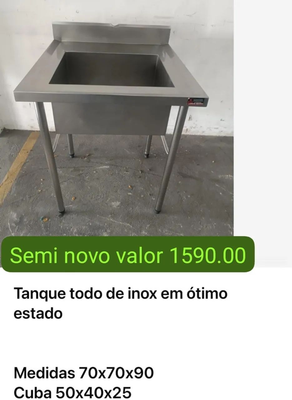 Pia com Cuba Toda Inox - Foto 3