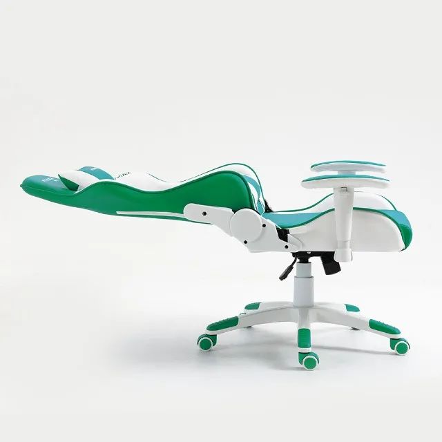 Cadeira Gamer MX5 Giratoria Branco e Verde(MGCH-MX5GRWH) - Foto 5