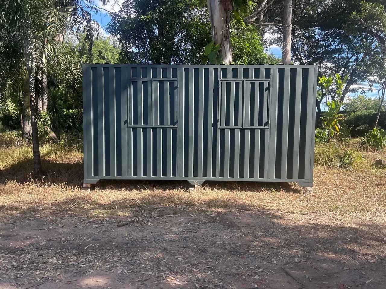 Contêiner casa porta janela 12 x cartão 