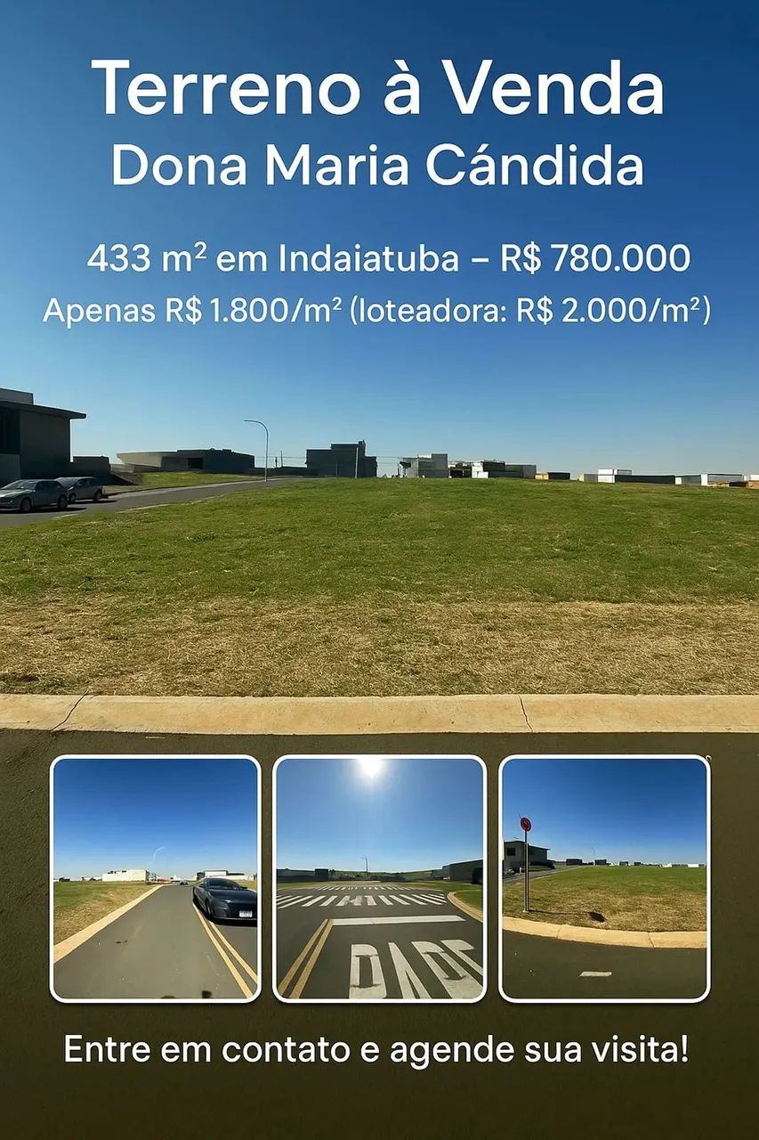 Terreno a venda Condominio Dona Maria candida, no jardim Esplanada em Indaiatuba