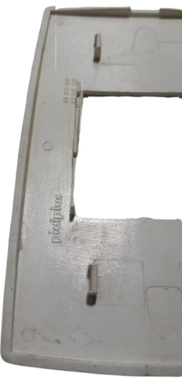 Placa Espelho 4x2 2 Modulos Pial Plus 618502 Branco - Foto 3