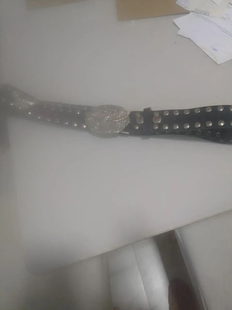 Cinto de couro harley davidson original - Foto 4