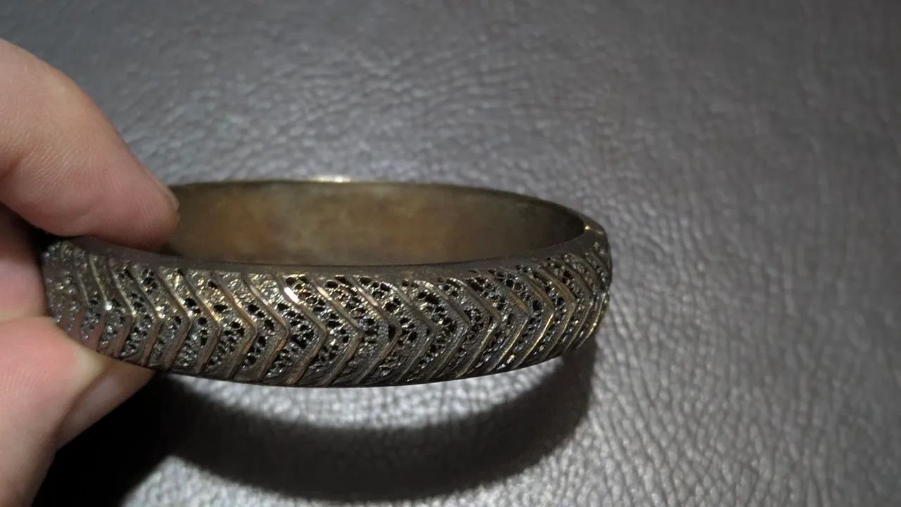 Bracelete Vintage Filigrana Chevron (Espinha de Peixe) | Portugal - Foto 3