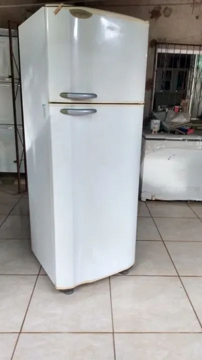 Geladeira Duplex Branca Usada