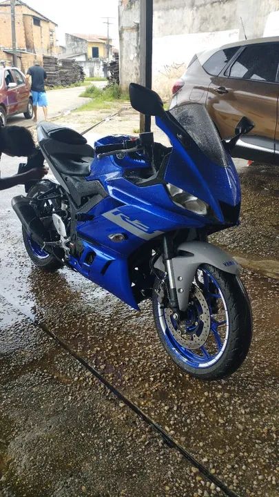 Yamaha R3 Azul - Impecável