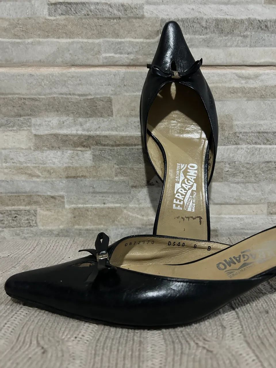 Sandália mule de couro Salvatore Ferragamo 8 - Foto 3