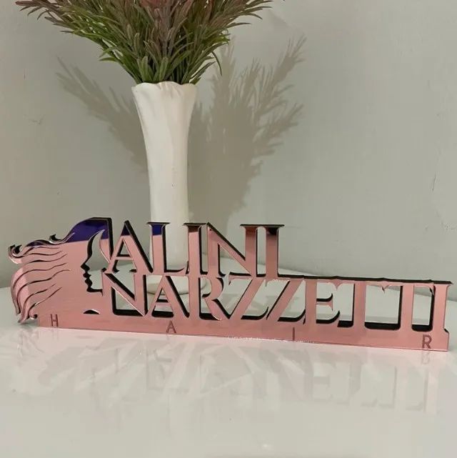 Letreiro de Mesa em Acrilico Personalizado