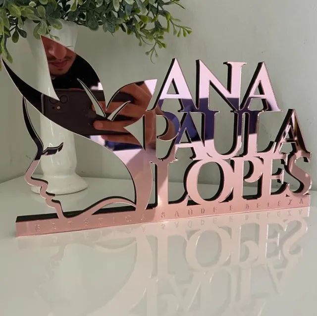 Letreiro de Mesa em Acrilico Personalizado - Foto 3