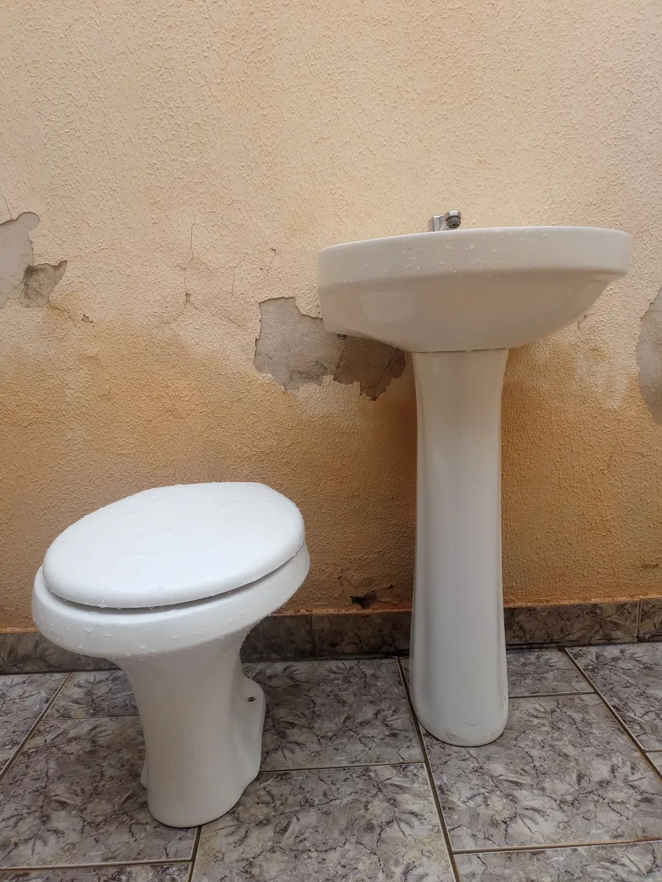 Vaso sanitário e lavatório