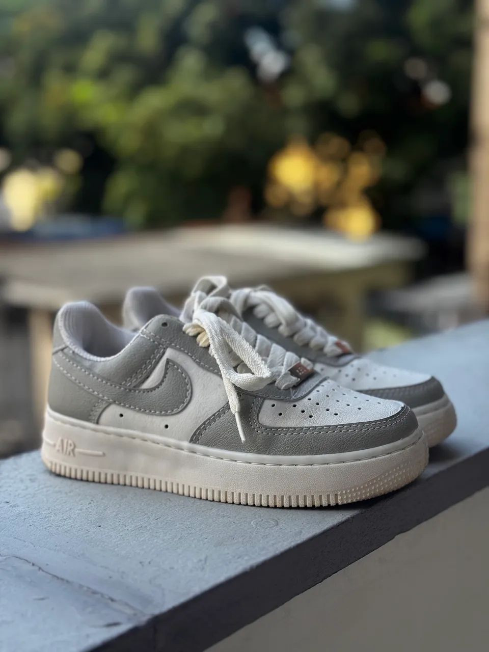 nike footwear ladies grey nike air force