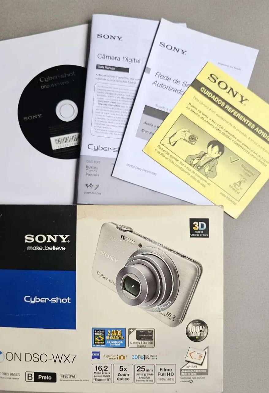 Câmera fotográfica Sony