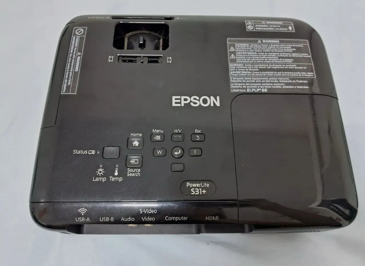 Projetor Epson PowerLite S31+ novinho