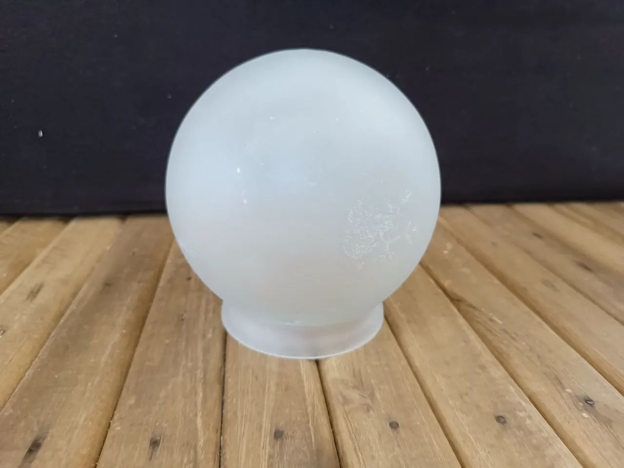 Cúpula de vidro fosco para lustre